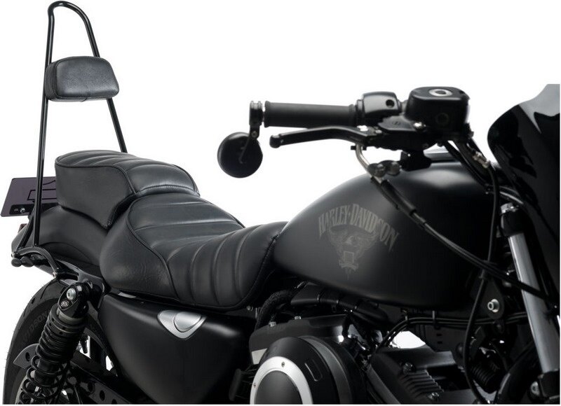 CUSTOM ACCES カスタムアクセス Sissybar Wild Model，Black SPORTSTER 1200CUSTOM FORTYEIGHT HARLEY-DAVIDSON ハーレーダビッドソン バックレスト 外装