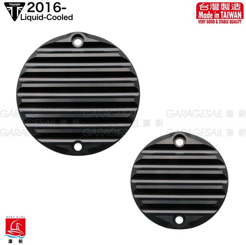GarageSaiL ガレージセイル Triumph 水冷専用 エンジンカバー フィンタイプ 1色 BONNEVILLE T120V T100 Street Twin THRUXTON 1200R TRIUMPH トライアンフ その他エンジンカバー エンジンパーツ エンジン