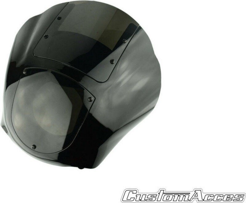 CUSTOM ACCES カスタムアクセス SEMI FAIRING JAX MODEL HARLEY DAVIDSON DYNA C／DARK ビキニカウル カウル関連 外装
