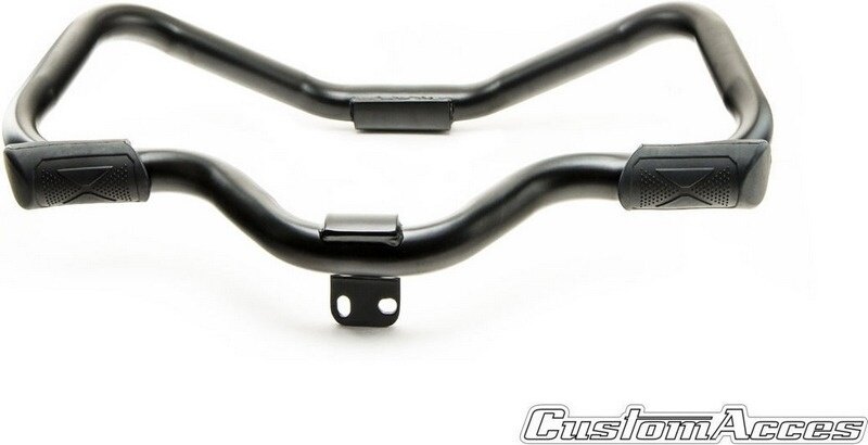 CUSTOM ACCES カスタムアクセス Engine Guards Mustache Model，Black SPORTSTER 1200CUSTOM HARLEY-DAVIDSON ハーレーダビッドソン エンジンガード フレーム