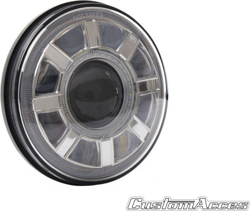 CUSTOM ACCES カスタムアクセス Headlight Revolver Model Black ヘッドライト 灯火類 電装系