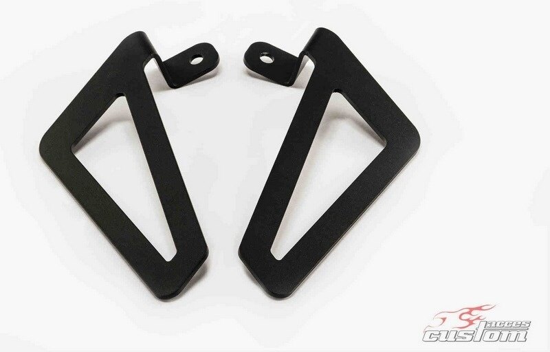 CUSTOM ACCES カスタムアクセス Leather Saddlebags Supports，Black CBR1000F VT1300CX VT750S VTX1300 VTX1800 AMERICA SPEED MASTER THUNDERBIRD COMMANDER STORM XVS1300A XVS950A HONDA ホンダ TRIUMPH トライアンフ YAMAHA ヤマハ サイドバッグ 車体用バッグ・ケース