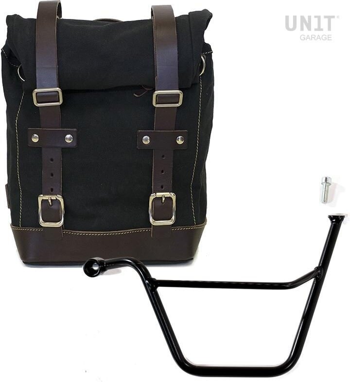 ■詳細説明Article Number：U001-1005SXSide pannier with subframeSide pannier made by hand in Italy in top quality waterproofwaxedcanvas.Simple and pure with beautiful details in 3mm thick leather trim.Itattaches easily to our sub frame with the quick releasesystemCod.U000 already installed on the back of the bag. Withtheincluded key the quick release system can be closed， lockingthebag to the frame. It is big enough to easily fit a 15' laptop，andis equipped with a large zipped pocket on the front for easyaccessto your phone and documents.Colours：Beige waterproof waxed canvas with Brown leather trim.Green waterproof waxed canvas with Brown leather trim.Black waterproof waxed canvas with Brown leather trim.Black waterproof waxed canvas with Black leather trim.height 32 cm， extendable in height up to 45 cm， width 24 cm depth13cm.10L - 14L1，95kgFrame made of steel treated with a matt black epoxy.It is mounted on the left side of the bike. Specially designedtointegrate seamlessly with the rest of the bike. Ready to hostourquick release system， beautiful and minimal even when the bagisnot mounted. It comes complete with screws and can bemountedeasily on the bike in the original configuration， with orwithoutpassenger frame. All accessories are compatible with eachotherexcept when specified otherwise.It can be used comfortably with the passenger on board.In order to offer you the best we constantly improve ourproductdetails. The images may refer to a previous version.■注意点※取扱説明書が付属する場合は、外国語となります。※輸入商材の為、納期が遅れる場合がございます。あらかじめご了承ください。※メーカー都合により商品の仕様変更がある場合がございます。ご了承ください。　※画像はイメージです。