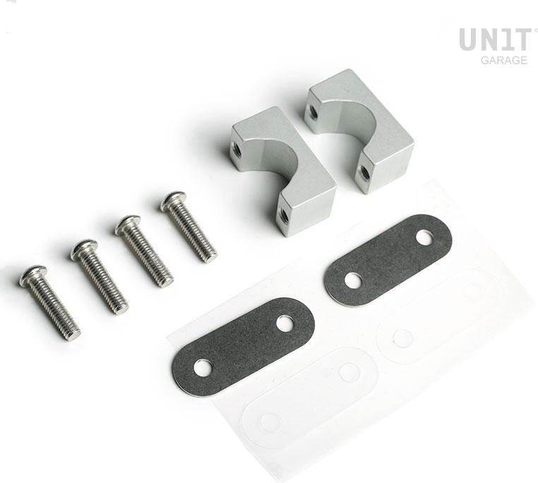 UNIT GARAGE ユニットガレージ Unit Garage Pair of aluminum U-bolts， Silver | A9-Silver バッグ・ボックス取り付けステー 車体用バッグ・ケース