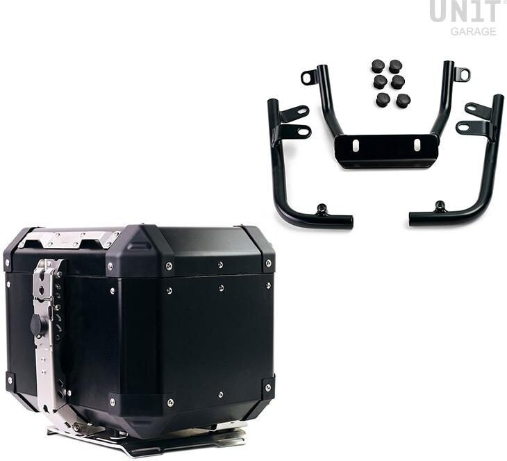 UNIT GARAGE ユニットガレージ Unit Garage Atlas 36L aluminum top case + Pan America 1250 plate and support， Silver | AL3+3318-Silver トップケース・テールボックス 車体用バッグ・ケース