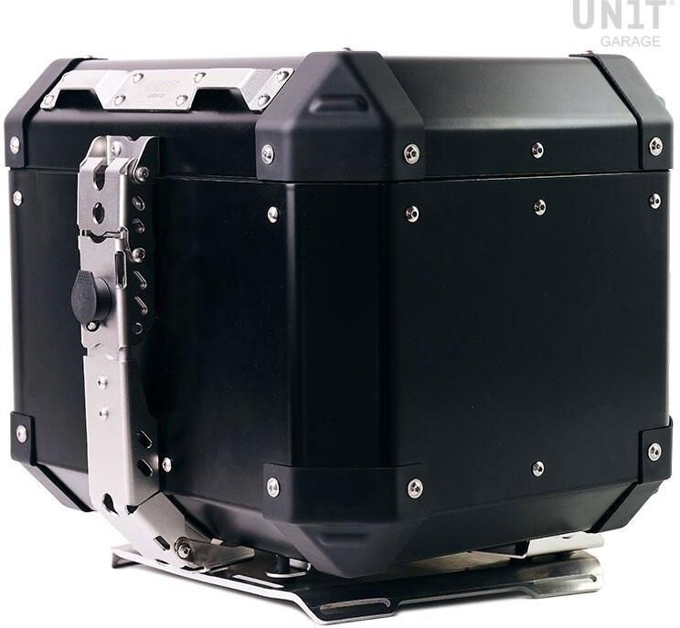 UNIT GARAGE ユニットガレージ Unit Garage Universal 36L Atlas top case， Silver | AL3-Silver パニアケース 車体用バッグ・ケース