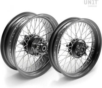 UNIT GARAGE ユニットガレージ Unit Garage Pair of spoked wheels Triumph T100 48M6 | 3125_tubeless BONNEVILLE TRIUMPH トライアンフ ホイール ホイール関連 足回り
