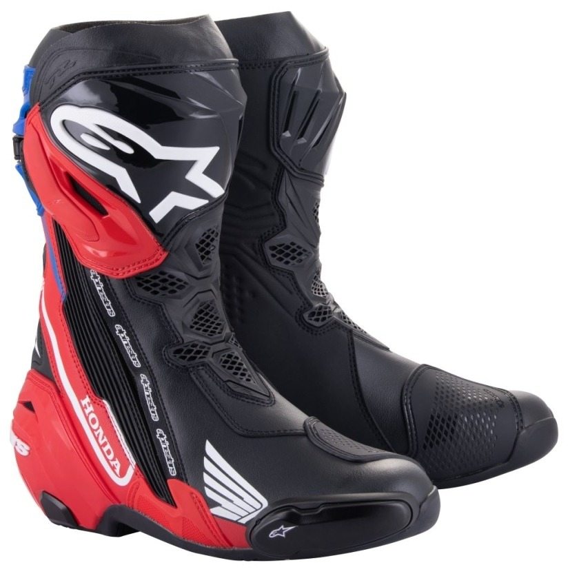 Alpinestars （アルパインスターズ） （オンロード） SUPERTECH-R v2 BOOT　123 BLACK WHITE RED　45