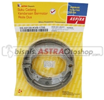 ASPIRA アスピラ ブレーキシュー BEAT MEGA PRO 150 SCOOPY SPACY TIGER VARIO VERZA HONDA ホンダ ブ..