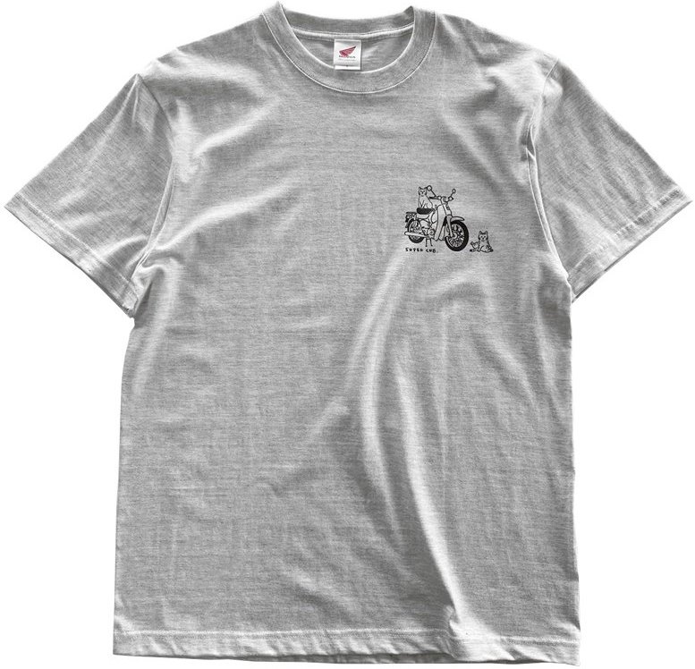 Honda Official Licensed Product ホンダオフィシャルプロダクト CAB＆CATプリントTシャツ スーパーカブ50 スーパーカブ110 HONDA ホンダ Tシャツ アパレル