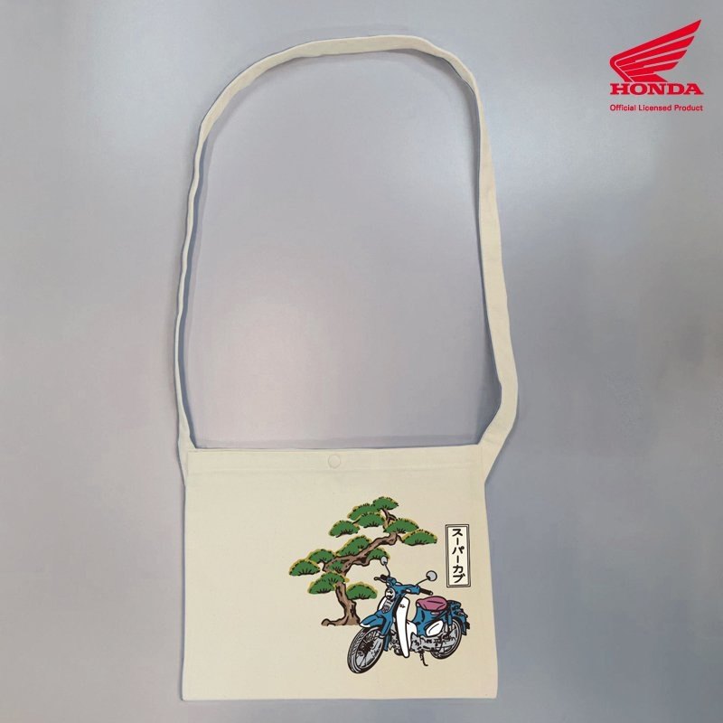 Honda Official Licensed Product ホンダオフィシャルプロダクト スーパーカブ浮世絵風サコッシュ スーパーカブC125 HONDA ホンダ その他バッグ・ポーチ バッグ