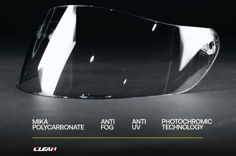 Clean クリーン Helmet Visor Photochromic K5 K1 ヘルメットシールド ヘルメット
