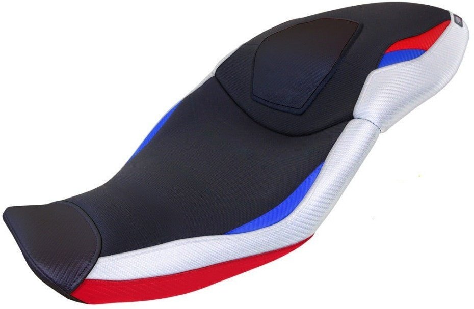 Tappezzeria Italia タッペッツェリア イタリア 純正シート用カバー DRESDEN (スタンダード) S 1000 XR BMW シートカバー シート関連 外装 張替え：あり / カラー：ブルー ／ ホワイト ／ レッド