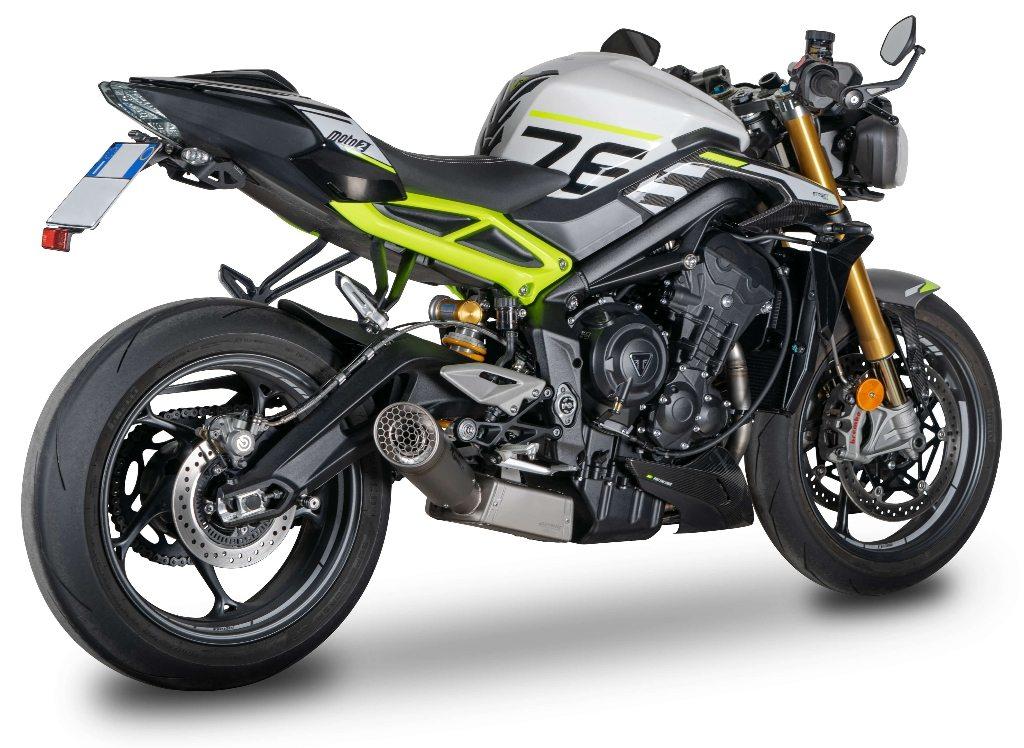SPARK EXHAUST スパーク マフラー ステンレスマニホールド + プレサイレンサーBOX マフラー Street Triple 765 RS STREET TRIPLE R STREET TRIPLE MOTO2 EDITION TRIUMPH トライアンフ フルエキゾーストマフラー マフラー