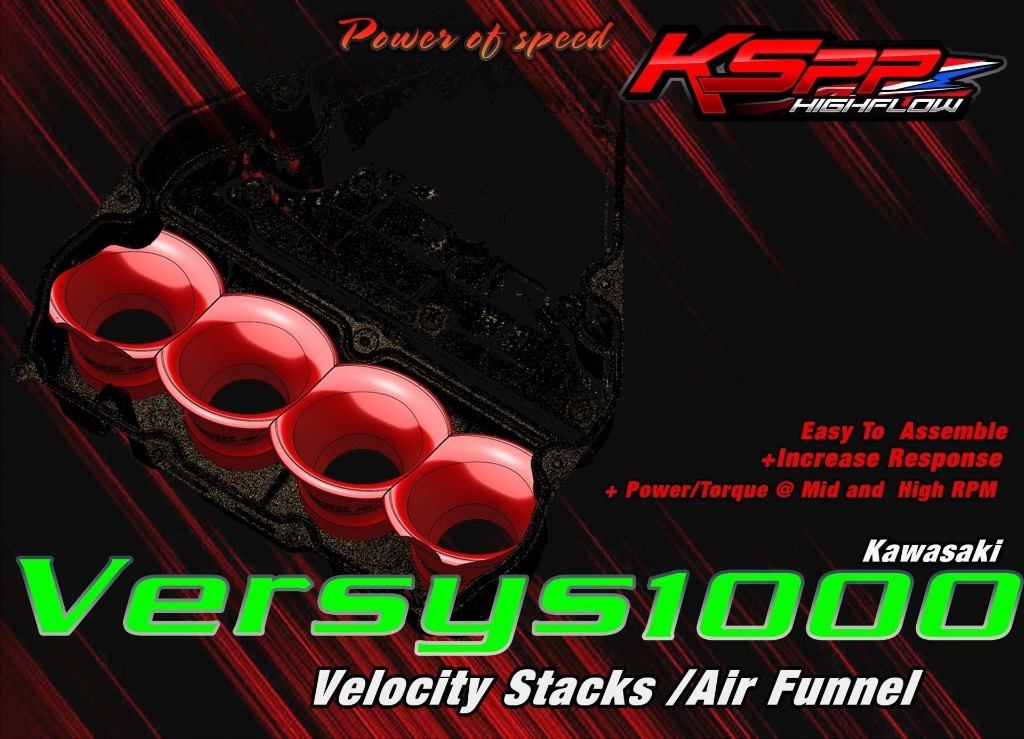 KSPP ケーエスピーピー Velocity stack Kawasaki Versys1000 VERSYS1000 KAWASAKI カワサキ インシュレーター・マニホールド 吸気関連 エンジン