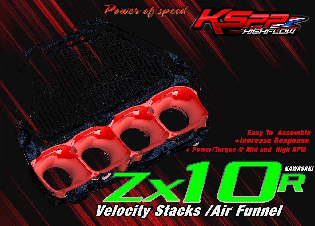 KSPP ケーエスピーピー Velocity stack Kawasaki_zx10r ZX10R KAWASAKI カワサキ ファンネル 吸気関連 エンジン
