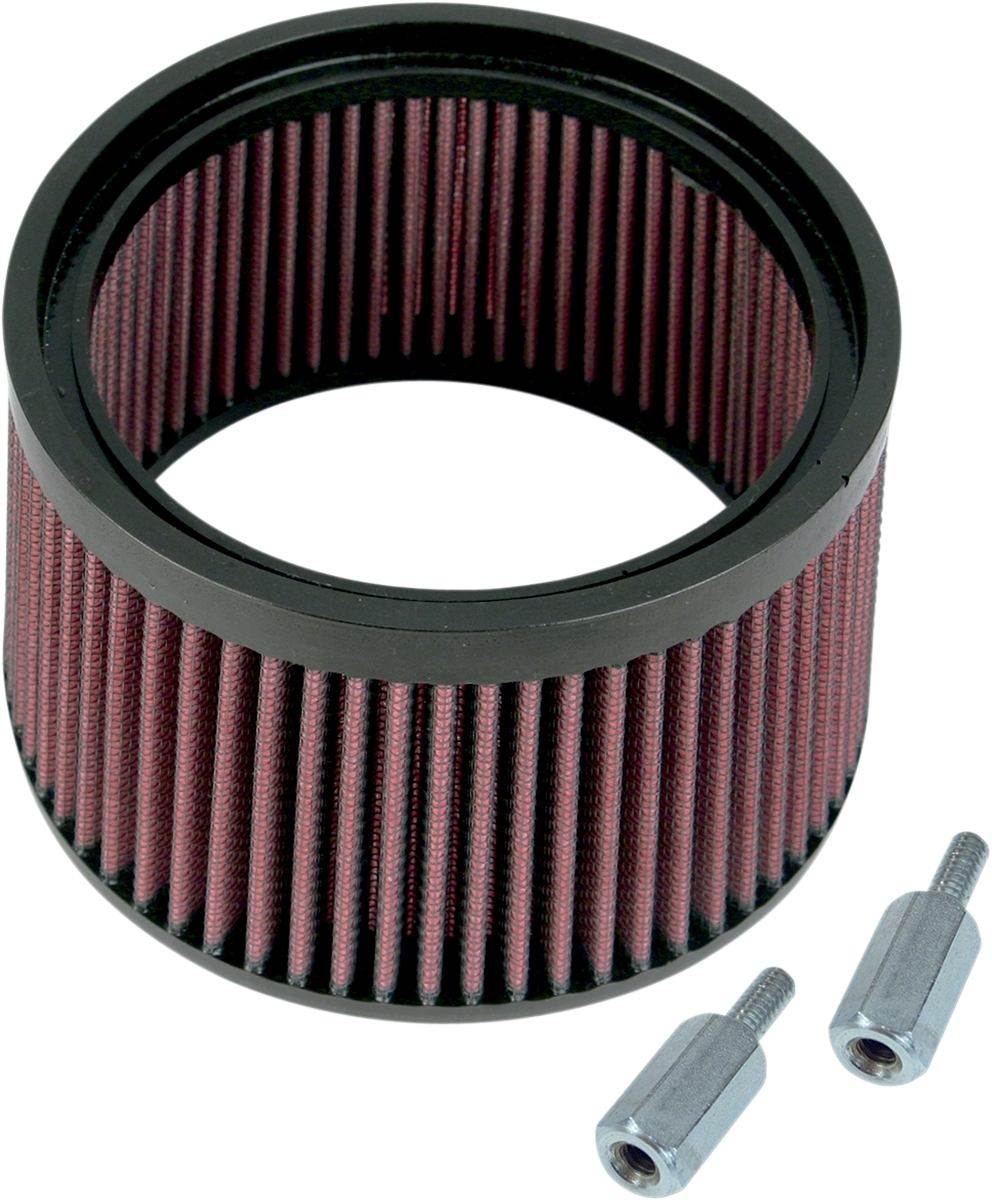 S&S CYCLE エスアンドエス サイクル Optional Stealth Hi-Flo Filter Kit (1' Taller)［1011-2766］ エアクリーナー・エアクリーナーエレメント 吸気関連 エンジン