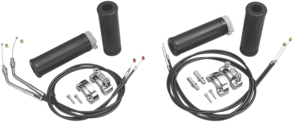 S&S CYCLE エスアンドエス サイクル Dual-Cable Throttle Assembly Kit［DS-223210］ ハイスロットルキ..