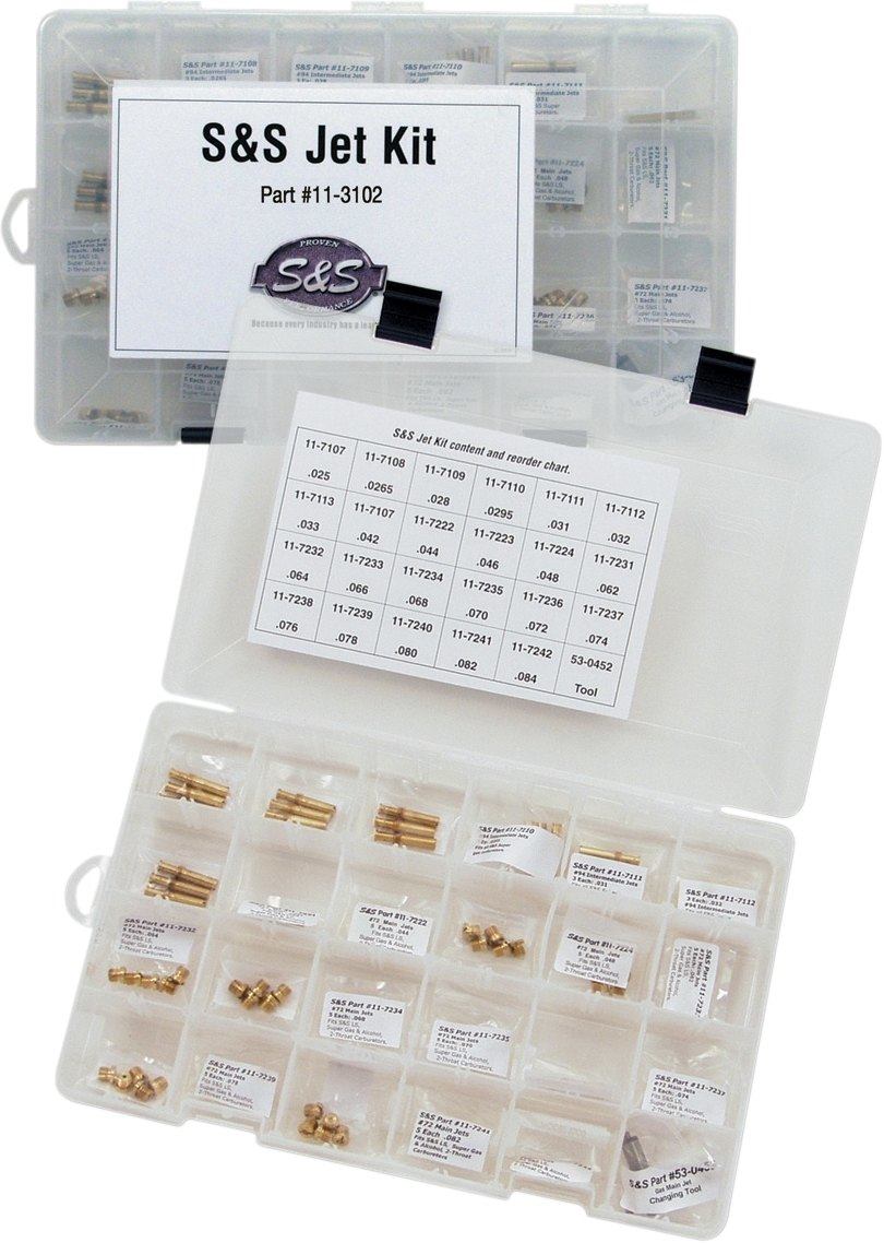 S&S CYCLE ��������ɥ��� �������� Jet Kit��1003-0015�� ����¾�����å� �۵���Ϣ ���󥸥�