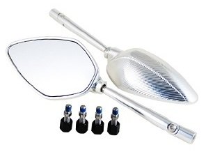 NCY エヌシーワイ CNC Chromed Mirror ミラー ハンドル