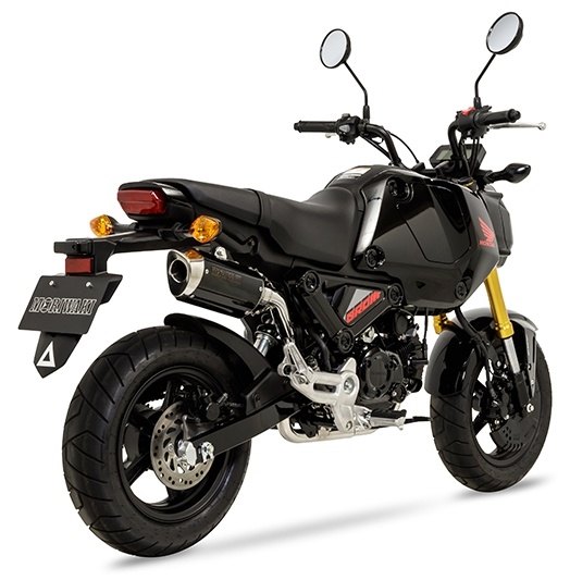 MORIWAKI ENGINEERING モリワキエンジニアリング フルエキゾーストマフラー MX GROM HONDA ホンダ サイレンサーカラー：BP-χ(深い艶のあるブラック)