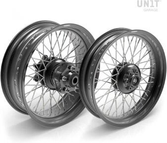 UNIT GARAGE ユニットガレージ Unit Garage Pair of spoked wheels Ducati Cafe Racer 800 48M6 | 2717_tubeless ホイール ホイール関連 足回り