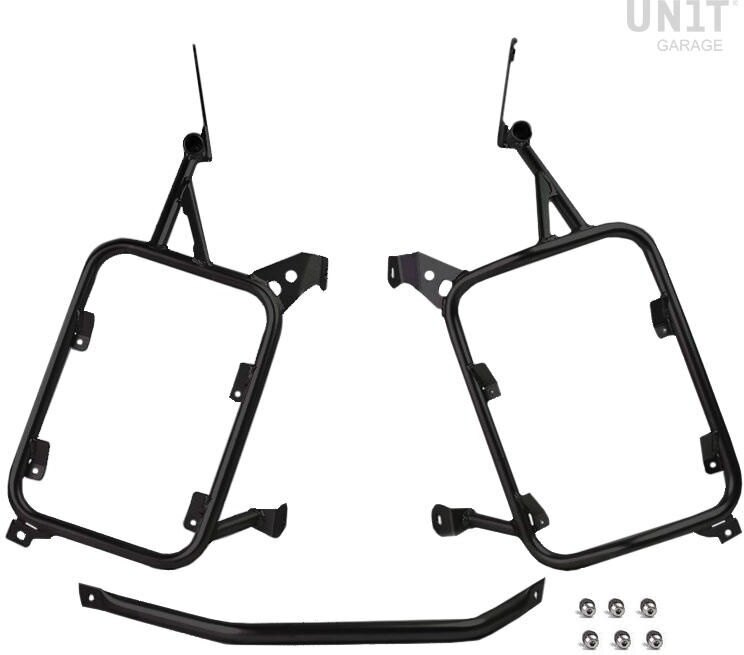 UNIT GARAGE ユニットガレージ Unit Garage Subframes for aluminum side panniers Atlas R1200GS LC - R1250GS & ADV， Black | 1927-Black サイドキャリア 外装