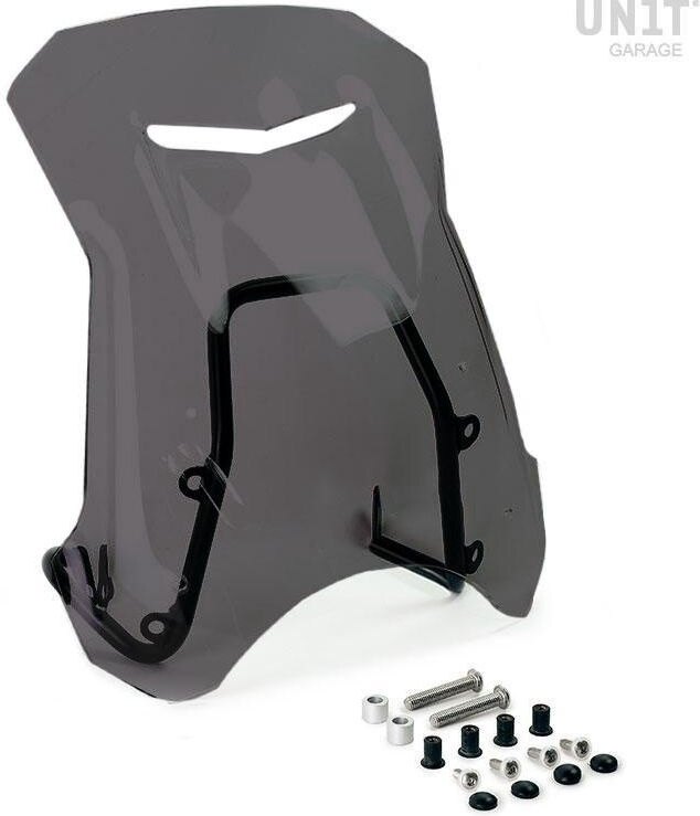 UNIT GARAGE ユニットガレージ Unit Garage Windshield with GPS support for nineT Scrambler-Pure， ..