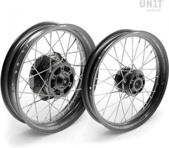 UNIT GARAGE ユニットガレージ Unit Garage Pair of spoked wheels Moto Guzzi V7 32M6 | 2215_tube-type ホイール ホイール関連 足回り
