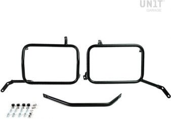 UNIT GARAGE ��˥åȥ��졼�� Unit Garage Inox Subframe for Aluminium side panniers Moto Guzzi V85TT | 2252_BL �����ɥ���ꥢ ����
