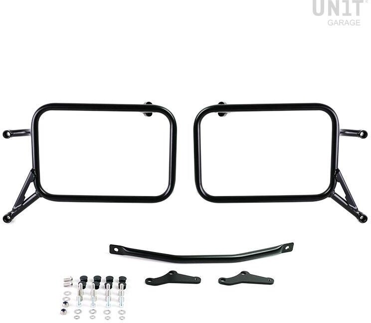 UNIT GARAGE ユニットガレージ Unit Garage Subframes for aluminum side panniers Atlas i modelli BMW R850R - R1100R R1150R， R850GS R1100GS R1150GS & ADV， Black | 1528-Black サイドキャリア 外装