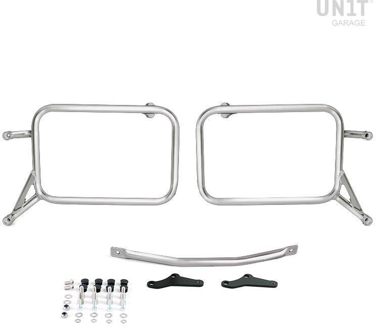 UNIT GARAGE ユニットガレージ Unit Garage Subframes for aluminum side panniers Atlas modelli BMW R850R - R1100R R1150R， R850GS R1100GS R1150GS & ADV， Silver | 1528-Silver サイドキャリア 外装