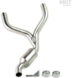 UNIT GARAGE ユニットガレージ Unit Garage Headpipe without catalitic converter in inox | 1539 R1150GS R1150R BMW フルエキゾーストマフラー マフラー