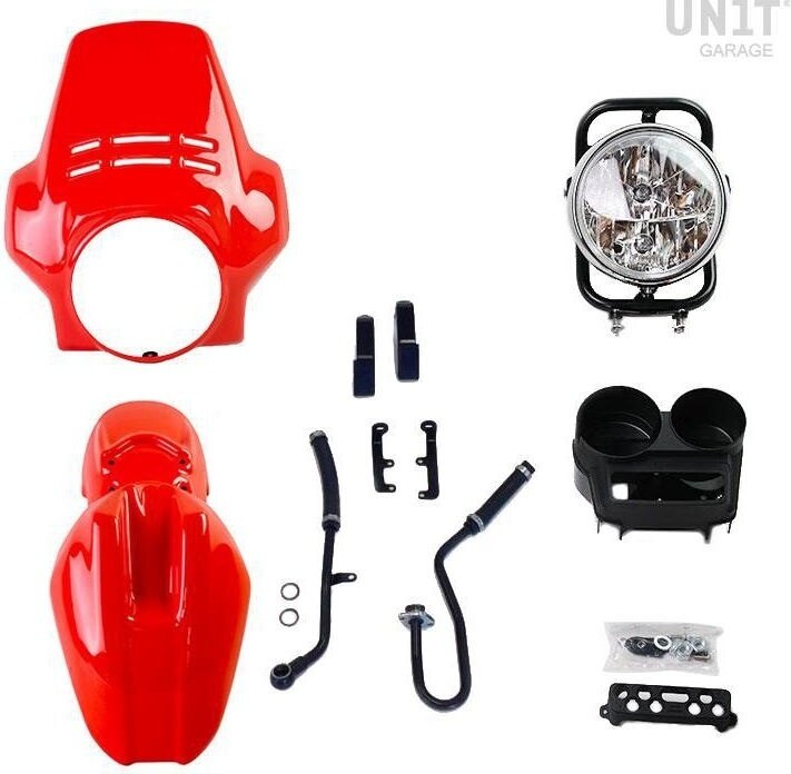 UNIT GARAGE ��˥åȥ��졼�� Unit Garage Kit front headlight PRO FENOUIL R1150GS - R1150 ADV�� Red | 1550-Red �إåɥ饤�� ������ ������