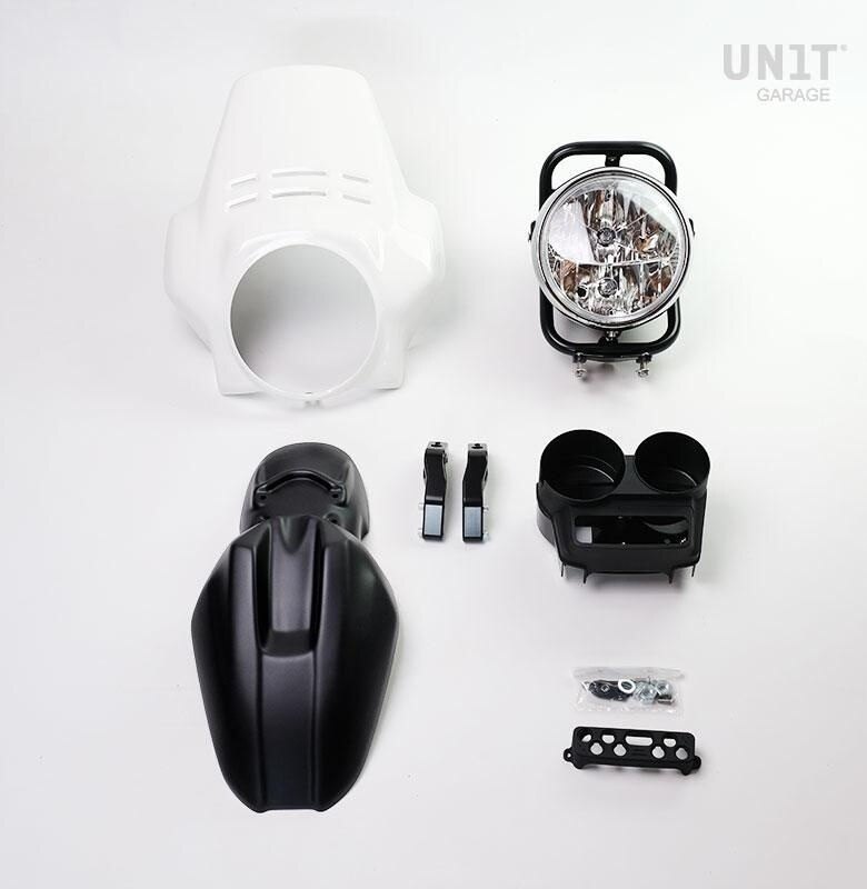 UNIT GARAGE ��˥åȥ��졼�� Unit Garage Kit front headlight PRO FENOUIL R1150R�� Alpinewhite+Matt black | 1566_Alpinewhite-Matt-black �إåɥ饤�� ������ ������