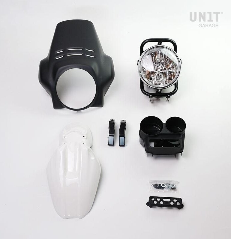 UNIT GARAGE ��˥åȥ��졼�� Unit Garage Kit front headlight PRO FENOUIL R1150R�� Matt black+Alpinewhite | 1566-Matt-black+Alpinewhite �إåɥ饤�� ������ ������