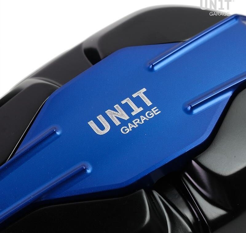 UNIT GARAGE ユニットガレージ Unit Garage Pair of Unitgarage valve covers， Blue | 1639BL+1680-Blue エンジンガード フレーム