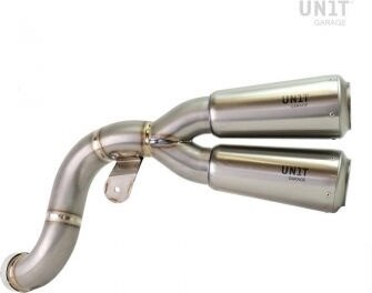 UNIT GARAGE ユニットガレージ Unit Garage Double High Pipe nineT with visible welding | 1647TitS R Pure Racer Urban G/S BMW フルエキゾーストマフラー マフラー