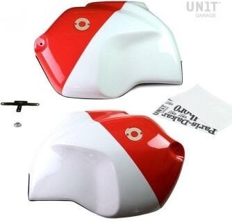 UNIT GARAGE ユニットガレージ Unit Garage Alpina White/Red Tank cover | 1201WR タンクカバー タンク関連 外装