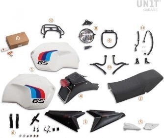 UNIT GARAGE ユニットガレージ Unit Garage R120 G/S Basic Kit | 1245 R1200GS BMW フルカウル・外装セット カウル関連 外装