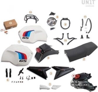 UNIT GARAGE ユニットガレージ Unit Garage R120 G/S ADV Basic Kit | 1246 R1200GS Adventure BMW フルカウル・外装セット カウル関連 外装