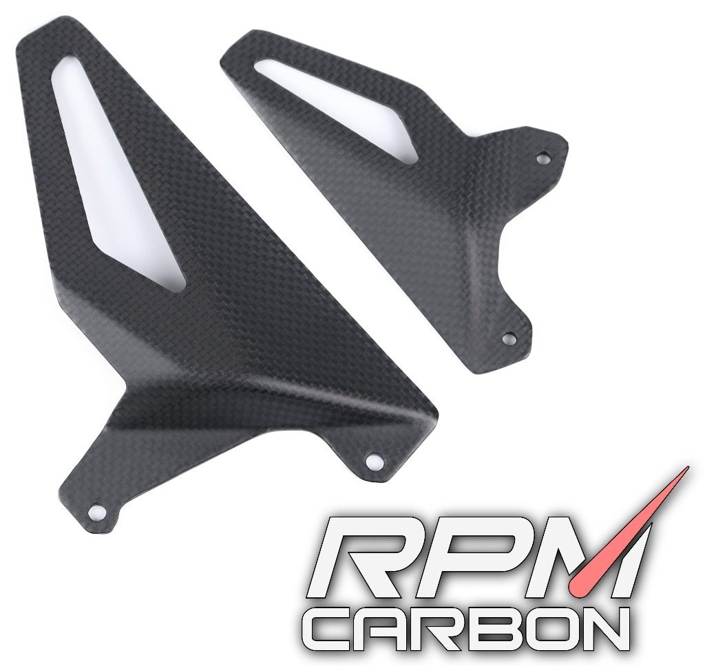 RPM CARBON アールピーエムカーボン ヒールガード PANIGALEV4 Panigale V4 V4S V4R Streetfighter V2 DUCATI ドゥカティ ステップ 足回り