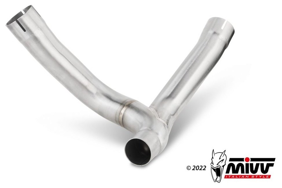 MIVV ミヴ キャタライザーレス中間パイプ DESERTX MONSTER 937 937＋ DUCATI ドゥカティ エキゾーストパイプ マフラー