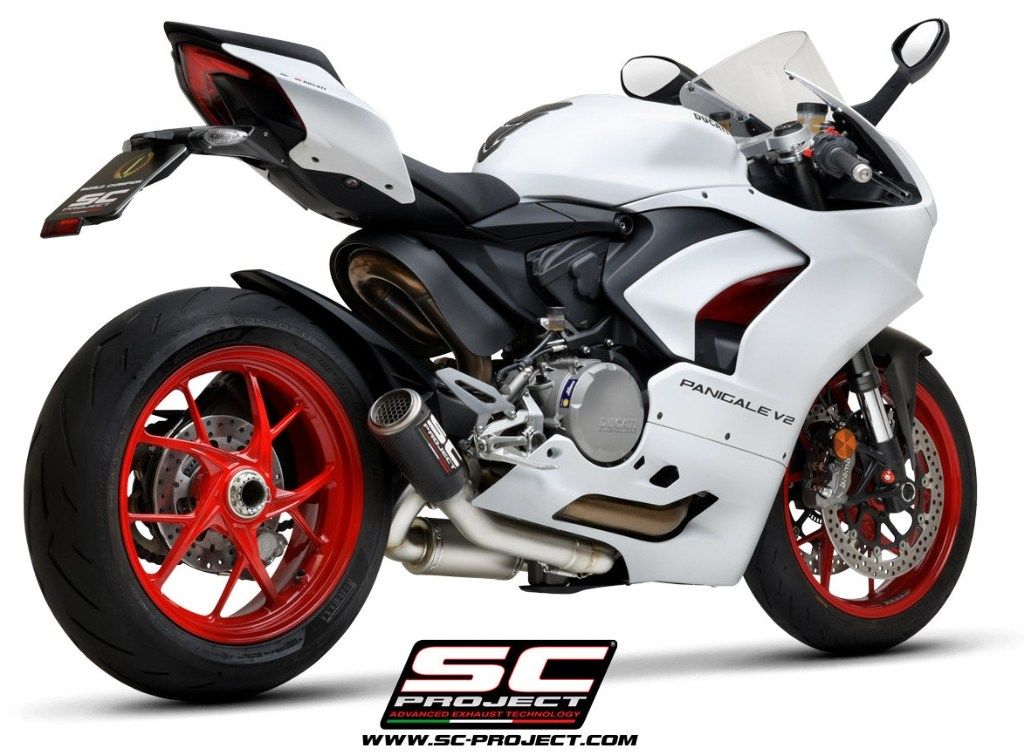 SC-PROJECT SCプロジェクト CR-T M2 スリップオンサイレンサー ＆ 2-1 専用キャタライザー付リンクパイプ PANIGALE V2 DUCATI ドゥカティ スリップオンマフラー マフラー