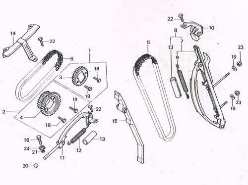 J’s ジェイズ カムチェーンB CB1100F HONDA ホンダ カムチェーン エンジンパーツ エンジン