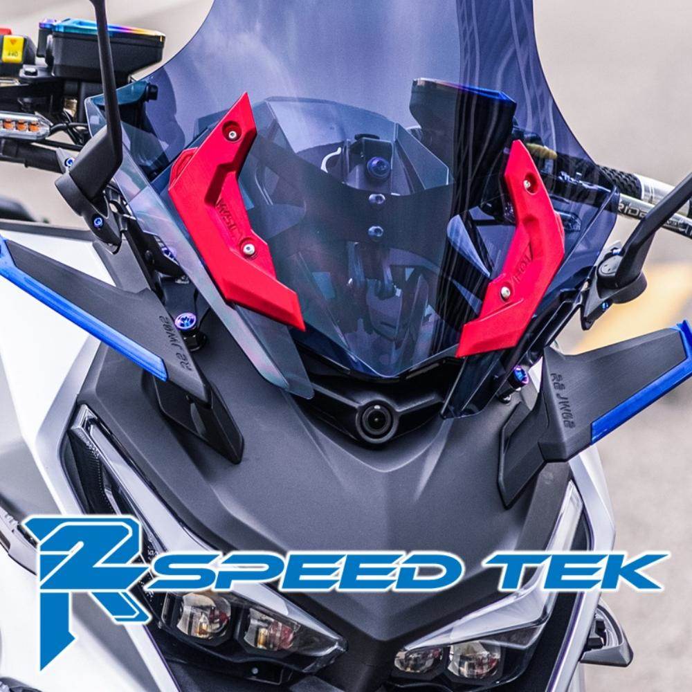 R2 SpeedTek アールツースピードテック 純正スタイルスクリーン固定カバー FORCE SMAX SYM DRG KYMCO KRV YAMAHA ヤマハ スクリーン取付けステー・部品 外装