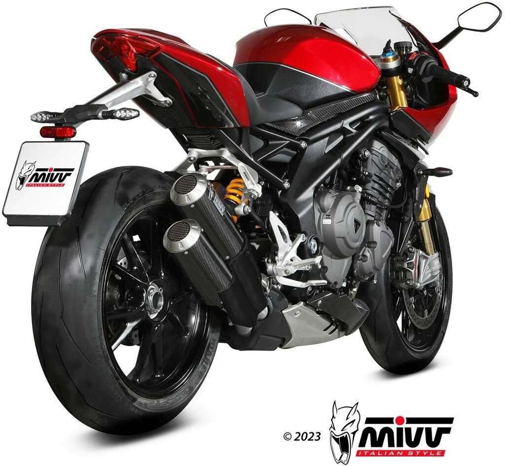 MIVV ミヴ MK3 スリップオンマフラー SPEED TRIPLE 1200 RR RS TRIUMPH トライアンフ マフラー