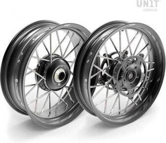 UNIT GARAGE ユニットガレージ Unit Garage Pair of spoked wheels NineT Racer & Pure 24M9 | 1663_tubeless R nineT BMW ホイール ホイール関連 足回り