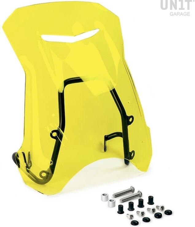 UNIT GARAGE ユニットガレージ Unit Garage Windshield with GPS support for nineT Urban GS， Yellow..