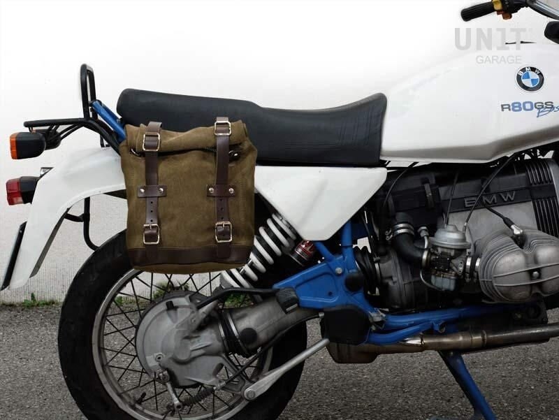 UNIT GARAGE ��˥åȥ��졼�� Unit Garage Waxed suede side pannier Scram 22L-30L + subframe R80 G/S�� MossGrey | U202+1008-MossGrey �����ɥХå� �����ѥХå���������